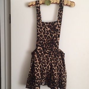 CHEETAH OVERALL DRESS